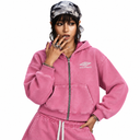 PINK SUNFADED ZIPUP